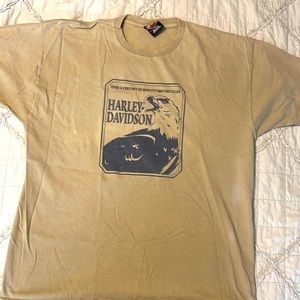 Harley-Davidson 2xl Tan T-Shirt